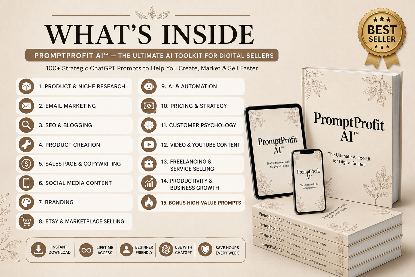PromptProfit AI™ — The Ultimate AI Toolkit for Digital Sellers