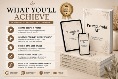 PromptProfit AI™ — The Ultimate AI Toolkit for Digital Sellers